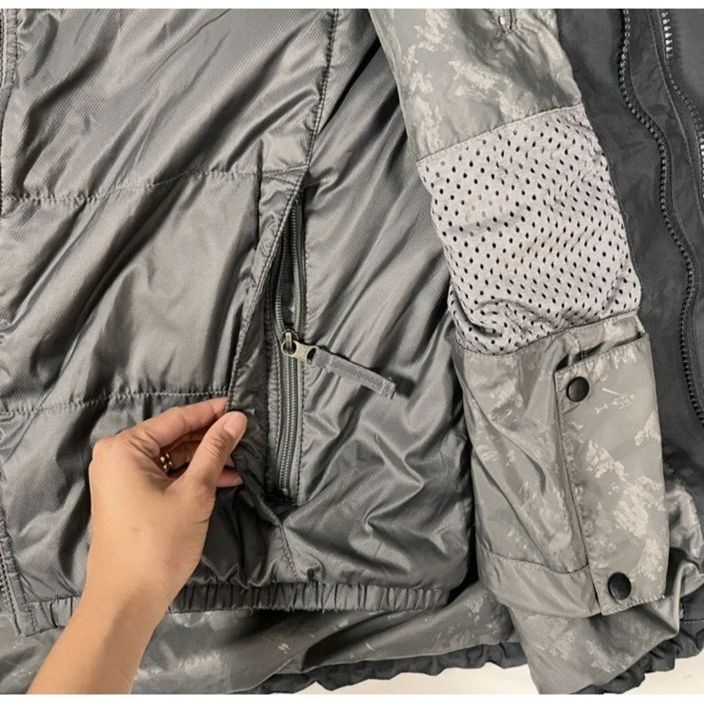 The‎ North Face HyVent 3-in-1 Parka Mens Large Gray Winter Ski Jacket Hooded TNF